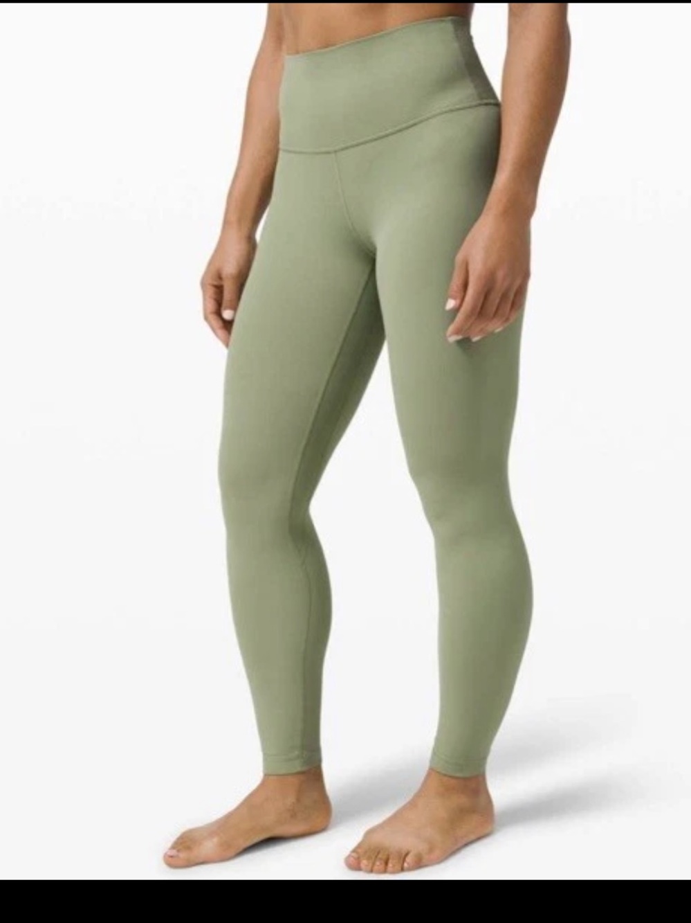 Lululemon Align Pant 25" Willow Sage Green Size 2 Leggings Soft Nulu